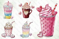 Valentine Coffee Drinks Sublimation Bundle Product Image 3