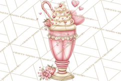 Valentine Coffee Shop Clipart PNG Cute Barista Cafe Clipart Product Image 3