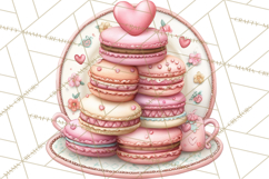Valentine Coffee Shop Clipart PNG Cute Barista Cafe Clipart Product Image 5