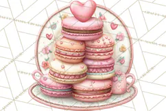 Valentine Coffee Shop Clipart PNG Cute Barista Cafe Clipart Product Image 5