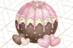 Valentine Coffee Shop Clipart PNG Cute Barista Cafe Clipart Product Image 5