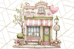 Valentine Coffee Shop Clipart PNG Cute Barista Cafe Clipart Product Image 5