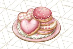 Valentine Coffee Shop Clipart PNG Cute Barista Cafe Clipart Product Image 3
