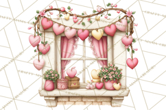 Valentine Coffee Shop Clipart PNG Cute Barista Cafe Clipart Product Image 4