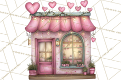 Valentine Coffee Shop Clipart PNG Cute Barista Cafe Clipart Product Image 5