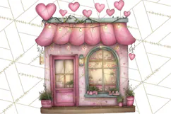 Valentine Coffee Shop Clipart PNG Cute Barista Cafe Clipart Product Image 5