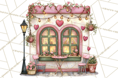 Valentine Coffee Shop Clipart PNG Cute Barista Cafe Clipart Product Image 2