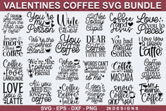 Valentine Coffee SVG Bundle - Coffee and Mascara Product Image 1