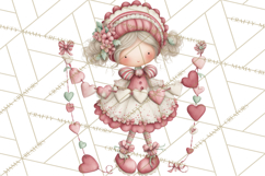 Valentine Cookie People Clipart PNG, Sugar Cookie Characters Product Image 3