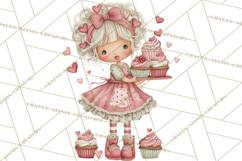 Valentine Cookie People Clipart PNG, Sugar Cookie Characters Product Image 2