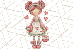 Valentine Cookie People Clipart PNG, Sugar Cookie Characters Product Image 2