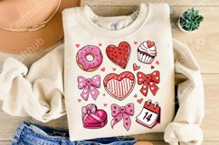 Valentine Coquette Bow Png, Valentine clipart Png, Valentine Product Image 3