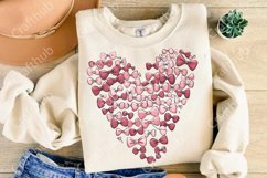 Valentine Coquette Heart PNG, Bow Heart png, Valentine Bow Product Image 3