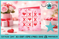 Valentine Couples Children's Love SVG Card Template Bundle Product Image 1