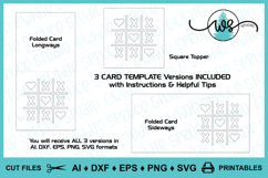 Valentine Couples Children's Love SVG Card Template Bundle Product Image 2