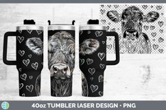 GorgeousValentine Laser 40oz Tumbler design.