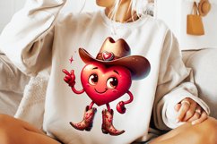 Cowboy Valentine&#039;s Day PNG, Howdy Valentine PNG, Western PNG Product Image 2