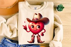 Cowboy Valentine&#039;s Day PNG, Howdy Valentine PNG, Western PNG Product Image 3