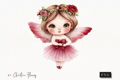 Valentine Cupid Girls | Valentines Day PNG Product Image 1
