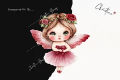 Valentine Cupid Girls | Valentines Day PNG Product Image 2