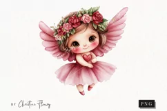 Valentine Cupid Girls | Valentines Day PNG Product Image 1