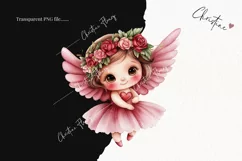 Valentine Cupid Girls | Valentines Day PNG Product Image 2
