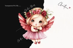 Valentine Cupid Girls | Valentines Day PNG Product Image 2