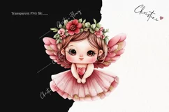 Valentine Cupid Girls | Valentines Day PNG Product Image 2