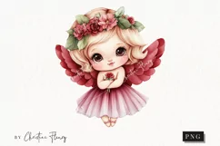 Valentine Cupid Girls | Valentines Day PNG Product Image 1