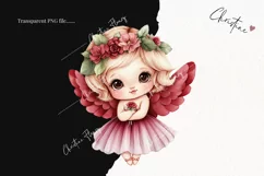 Valentine Cupid Girls | Valentines Day PNG Product Image 2