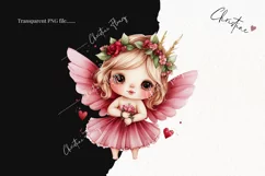 Valentine Cupid Girls | Valentines Day PNG Product Image 2