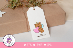 Cupid teddy bear clipart: Lovely valentine animals kawaii Product Image 3