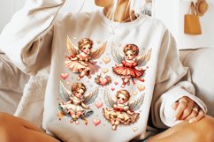 Valentine&#039;s Day Cupids PNG, Retro Cupids PNG, Cute Cupid PNG Product Image 2