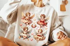 Valentine's Day Cupids PNG, Retro Cupids PNG, Cute Cupid PNG Product Image 2