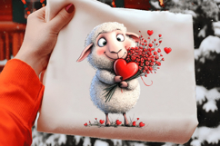 Valentine Cute Animals Clipart Product Image 2