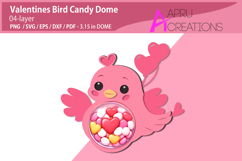 Valentines Bird Candy Dome Product Image 2