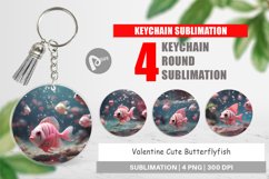 Keychain Valentine Butterflyfish Product Image 1