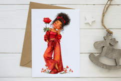 Valentine Cute Girl Clipart Png Product Image 3