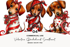 Valentine Dachshund Sweetheart Png Product Image 1