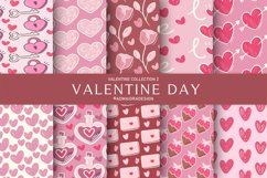 Valentines Day digital paper Product Image 1