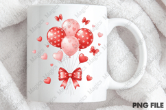 Valentine Day Balloon Sublimation png Product Image 4
