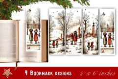 Watercolour Valentine Day animals Bookmarks Sublimation Product Image 1