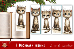 Watercolour Valentine Day animals Bookmarks Sublimation Product Image 1