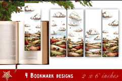 Watercolour Valentine Day animals Bookmarks Sublimation Product Image 1