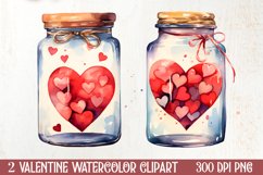 Valentine Day Coffee Clipart, Christmas Clipart Product Image 1
