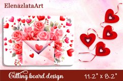 Valentine Day Cutting Board Sublimation Cutting board Product Image 1