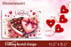 Valentine Day Cutting Board Sublimation Cutting board Product Image 1