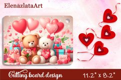 Valentine Day Cutting Board Sublimation Cutting board Product Image 1