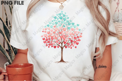 Valentine Day Heart Tree Sublimation png Product Image 2