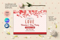 Valentine Day Party Invitation Template